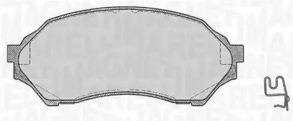 363916060293 MAGNETI MARELLI Комплект тормозных колодок, дисковый тормоз 363916060293 MAGNETI MARELLI Комплект тормозных колодок, дисковый тормоз