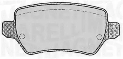 363916060358 MAGNETI MARELLI Комплект тормозных колодок, дисковый тормоз 363916060358 MAGNETI MARELLI Комплект тормозных колодок, дисковый тормоз