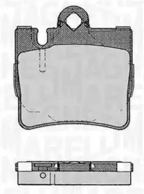 363916060584 MAGNETI MARELLI Комплект тормозных колодок, дисковый тормоз 363916060584 MAGNETI MARELLI Комплект тормозных колодок, дисковый тормоз