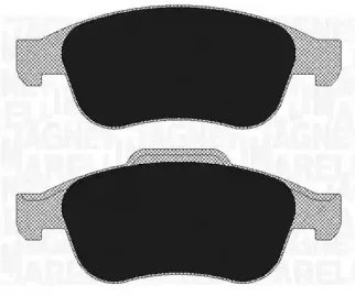 363916060792 MAGNETI MARELLI Комплект тормозных колодок, дисковый тормоз 363916060792 MAGNETI MARELLI Комплект тормозных колодок, дисковый тормоз