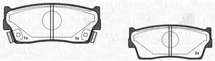 363916060799 MAGNETI MARELLI Комплект тормозных колодок, дисковый тормоз 363916060799 MAGNETI MARELLI Комплект тормозных колодок, дисковый тормоз
