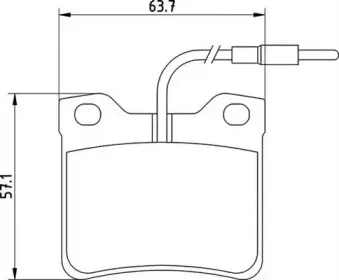 363710201125 MAGNETI MARELLI Комплект тормозных колодок, дисковый тормоз 363710201125 MAGNETI MARELLI Комплект тормозных колодок, дисковый тормоз