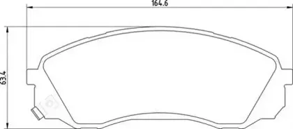 363710201724 MAGNETI MARELLI Комплект тормозных колодок, дисковый тормоз 363710201724 MAGNETI MARELLI Комплект тормозных колодок, дисковый тормоз