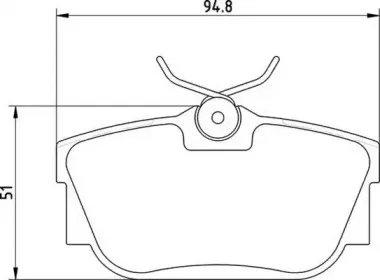 363710205137 MAGNETI MARELLI Комплект тормозных колодок, дисковый тормоз 363710205137 MAGNETI MARELLI Комплект тормозных колодок, дисковый тормоз