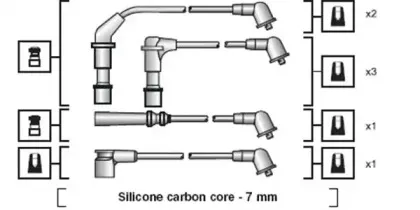 941318111090 MAGNETI MARELLI Комплект проводов зажигания 941318111090 MAGNETI MARELLI Комплект проводов зажигания