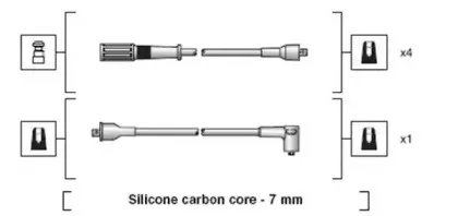 941318111119 MAGNETI MARELLI Комплект проводов зажигания 941318111119 MAGNETI MARELLI Комплект проводов зажигания
