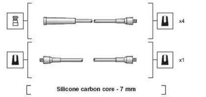941318111171 MAGNETI MARELLI Комплект проводов зажигания 941318111171 MAGNETI MARELLI Комплект проводов зажигания
