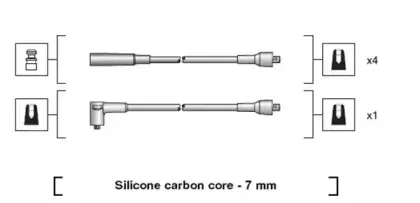 941318111202 MAGNETI MARELLI Комплект проводов зажигания 941318111202 MAGNETI MARELLI Комплект проводов зажигания