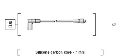 941318111262 MAGNETI MARELLI Комплект проводов зажигания 941318111262 MAGNETI MARELLI Комплект проводов зажигания