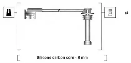 941185150773 MAGNETI MARELLI Комплект проводов зажигания 941185150773 MAGNETI MARELLI Комплект проводов зажигания