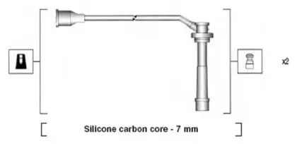 941285140849 MAGNETI MARELLI Комплект проводов зажигания 941285140849 MAGNETI MARELLI Комплект проводов зажигания