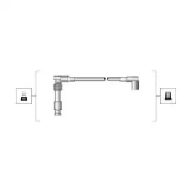 941319170014 MAGNETI MARELLI Комплект проводов зажигания 941319170014 MAGNETI MARELLI Комплект проводов зажигания