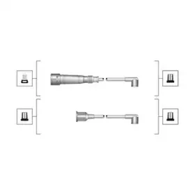 941319170017 MAGNETI MARELLI Комплект проводов зажигания 941319170017 MAGNETI MARELLI Комплект проводов зажигания