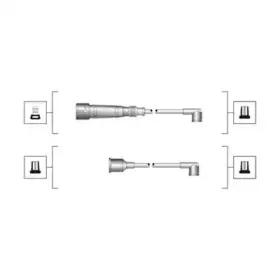 941319170023 MAGNETI MARELLI Комплект проводов зажигания 941319170023 MAGNETI MARELLI Комплект проводов зажигания