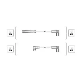 941319170024 MAGNETI MARELLI Комплект проводов зажигания 941319170024 MAGNETI MARELLI Комплект проводов зажигания