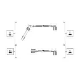941319170027 MAGNETI MARELLI Комплект проводов зажигания 941319170027 MAGNETI MARELLI Комплект проводов зажигания