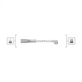 941319170054 MAGNETI MARELLI Комплект проводов зажигания 941319170054 MAGNETI MARELLI Комплект проводов зажигания