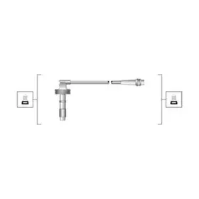 941319170087 MAGNETI MARELLI Комплект проводов зажигания 941319170087 MAGNETI MARELLI Комплект проводов зажигания