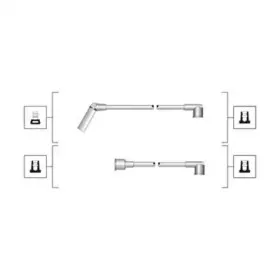 941319170091 MAGNETI MARELLI Комплект проводов зажигания 941319170091 MAGNETI MARELLI Комплект проводов зажигания