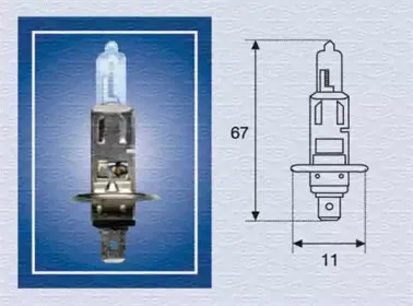 002551100000 MAGNETI MARELLI Лампа накаливания, фара дальнего света 002551100000 MAGNETI MARELLI Лампа накаливания, фара дальнего света