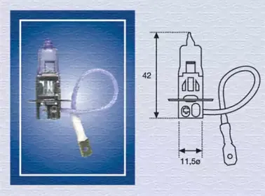 002563100000 MAGNETI MARELLI Лампа накаливания, противотуманная фара 002563100000 MAGNETI MARELLI Лампа накаливания, противотуманная фара