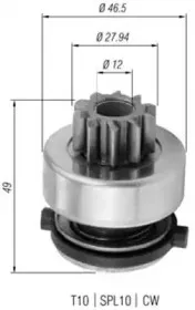940113020357 MAGNETI MARELLI Ведущая шестерня, стартер 940113020357 MAGNETI MARELLI Ведущая шестерня, стартер
