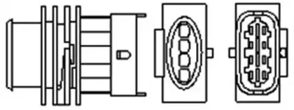466016355017 MAGNETI MARELLI Лямбда-зонд 466016355017 MAGNETI MARELLI Лямбда-зонд