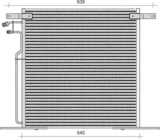 350203283000 MAGNETI MARELLI Конденсатор, кондиционер 350203283000 MAGNETI MARELLI Конденсатор, кондиционер