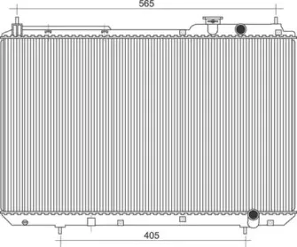 350213109900 MAGNETI MARELLI Радиатор, охлаждение двигателя 350213109900 MAGNETI MARELLI Радиатор, охлаждение двигателя
