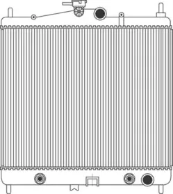 350213111900 MAGNETI MARELLI Радиатор, охлаждение двигателя 350213111900 MAGNETI MARELLI Радиатор, охлаждение двигателя