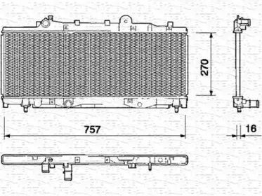 350213118000 MAGNETI MARELLI Радиатор, охлаждение двигателя 350213118000 MAGNETI MARELLI Радиатор, охлаждение двигателя