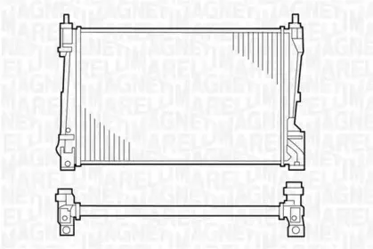 350213121000 MAGNETI MARELLI Радиатор, охлаждение двигателя 350213121000 MAGNETI MARELLI Радиатор, охлаждение двигателя
