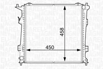 350213129100 MAGNETI MARELLI Радиатор, охлаждение двигателя 350213129100 MAGNETI MARELLI Радиатор, охлаждение двигателя