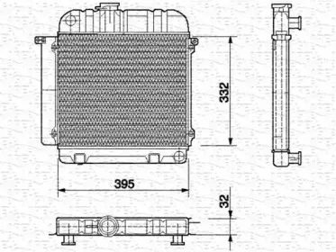 350213418000 MAGNETI MARELLI Радиатор, охлаждение двигателя 350213418000 MAGNETI MARELLI Радиатор, охлаждение двигателя