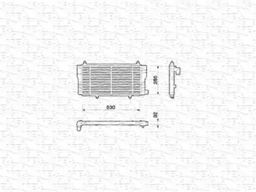 350213786000 MAGNETI MARELLI Радиатор, охлаждение двигателя 350213786000 MAGNETI MARELLI Радиатор, охлаждение двигателя