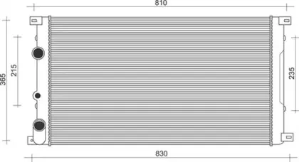 350213994000 MAGNETI MARELLI Радиатор, охлаждение двигателя 350213994000 MAGNETI MARELLI Радиатор, охлаждение двигателя