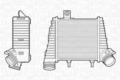 351319201420 MAGNETI MARELLI Интеркулер 351319201420 MAGNETI MARELLI Интеркулер