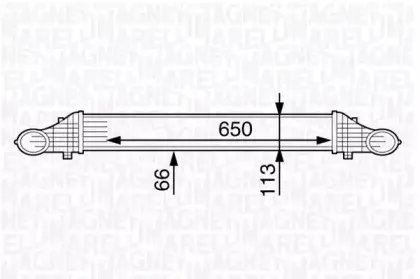 351319201920 MAGNETI MARELLI Интеркулер 351319201920 MAGNETI MARELLI Интеркулер