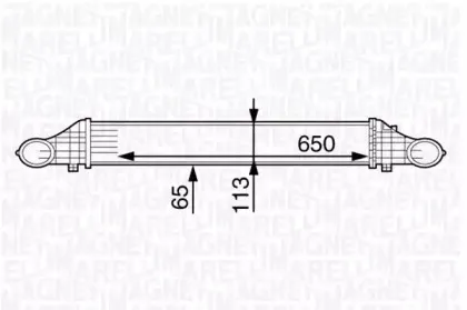 351319202140 MAGNETI MARELLI Интеркулер 351319202140 MAGNETI MARELLI Интеркулер