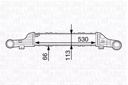 351319202210 MAGNETI MARELLI Интеркулер 351319202210 MAGNETI MARELLI Интеркулер