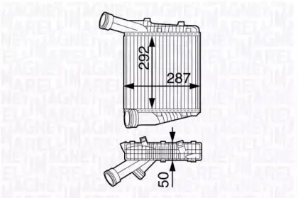 351319202230 MAGNETI MARELLI Интеркулер 351319202230 MAGNETI MARELLI Интеркулер