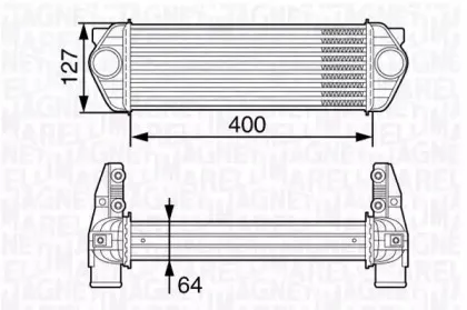 351319202680 MAGNETI MARELLI Интеркулер 351319202680 MAGNETI MARELLI Интеркулер