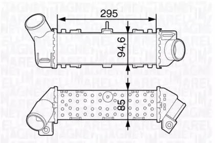351319203260 MAGNETI MARELLI Интеркулер 351319203260 MAGNETI MARELLI Интеркулер