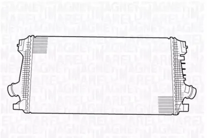 351319203400 MAGNETI MARELLI Интеркулер 351319203400 MAGNETI MARELLI Интеркулер