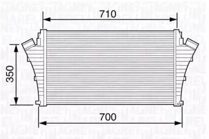 351319203510 MAGNETI MARELLI Интеркулер 351319203510 MAGNETI MARELLI Интеркулер