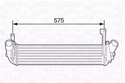 351319203570 MAGNETI MARELLI Интеркулер 351319203570 MAGNETI MARELLI Интеркулер