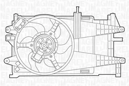 069422022010 MAGNETI MARELLI Вентилятор, охлаждение двигателя 069422022010 MAGNETI MARELLI Вентилятор, охлаждение двигателя