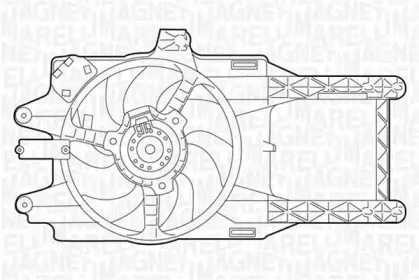 069422027010 MAGNETI MARELLI Вентилятор, охлаждение двигателя 069422027010 MAGNETI MARELLI Вентилятор, охлаждение двигателя