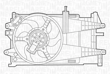 069422038010 MAGNETI MARELLI Вентилятор, охлаждение двигателя 069422038010 MAGNETI MARELLI Вентилятор, охлаждение двигателя