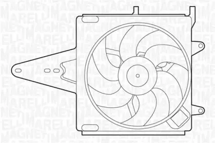 069422202010 MAGNETI MARELLI Вентилятор, охлаждение двигателя 069422202010 MAGNETI MARELLI Вентилятор, охлаждение двигателя